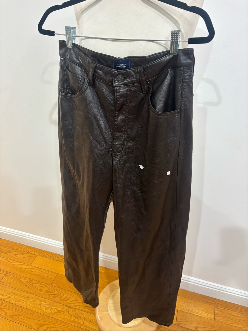 Citizens of Humanity Ayla Baggy Leather, Size: 27 - Picture 7 of 16